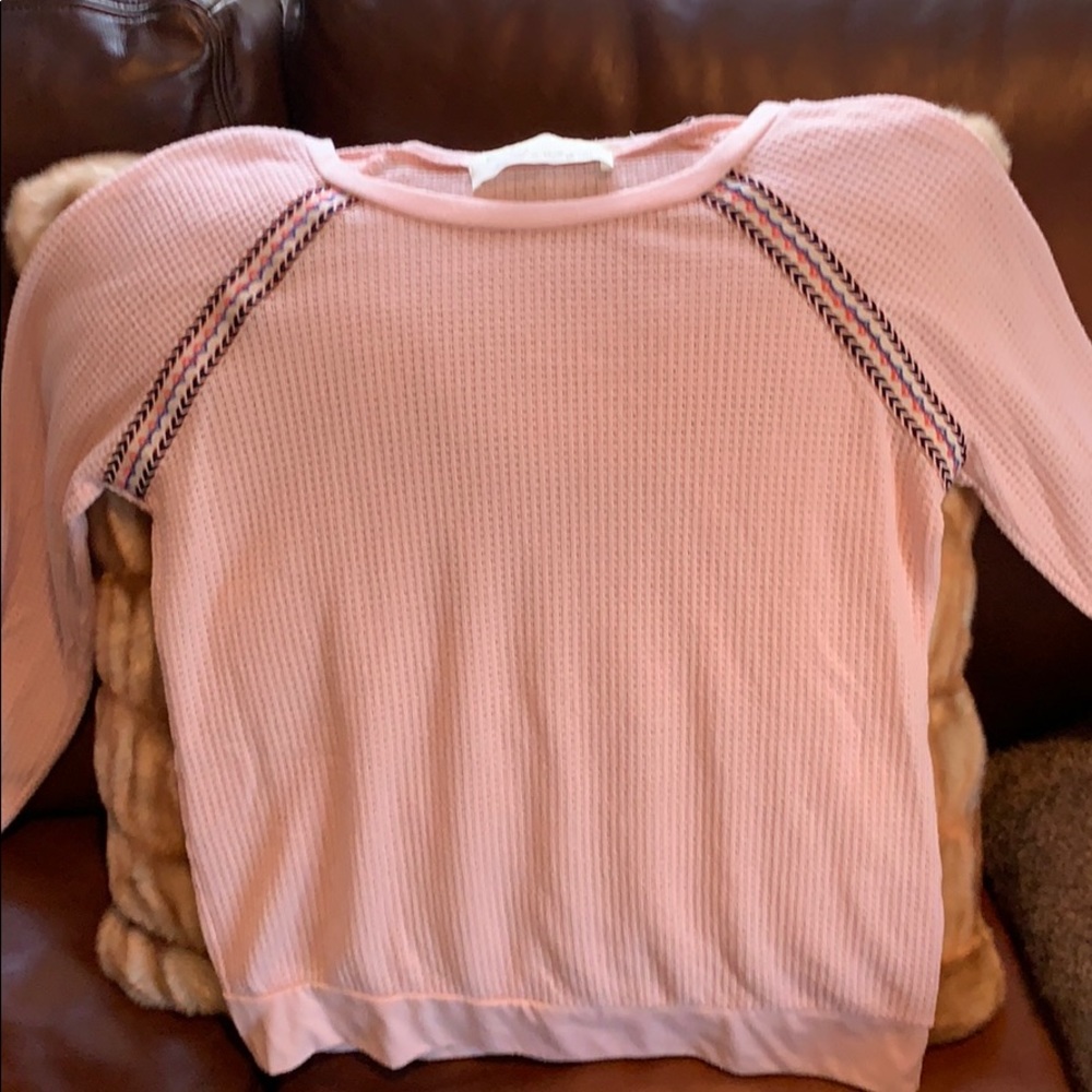 Vintage Havana Women’s Embroidered Waffle Shirt